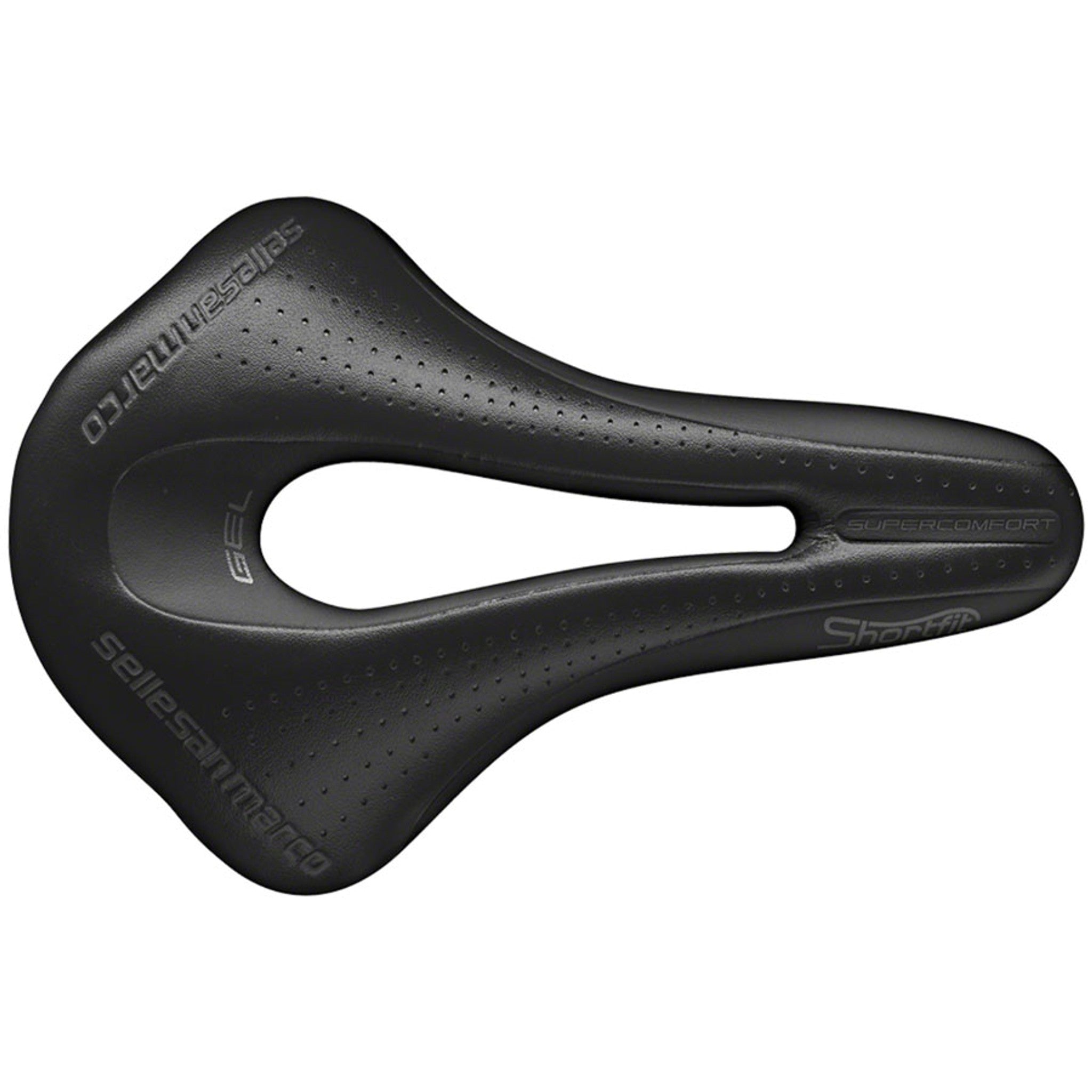 Shortfit Supercomfort Open-Fit Racing Saddle - Manganese, Black, Men's, Wide