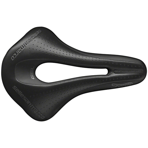 Shortfit Supercomfort Open-Fit Racing Saddle - Manganese, Black, Men's, Wide