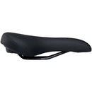 Comfort Saddle - Steel, Black, Wide
