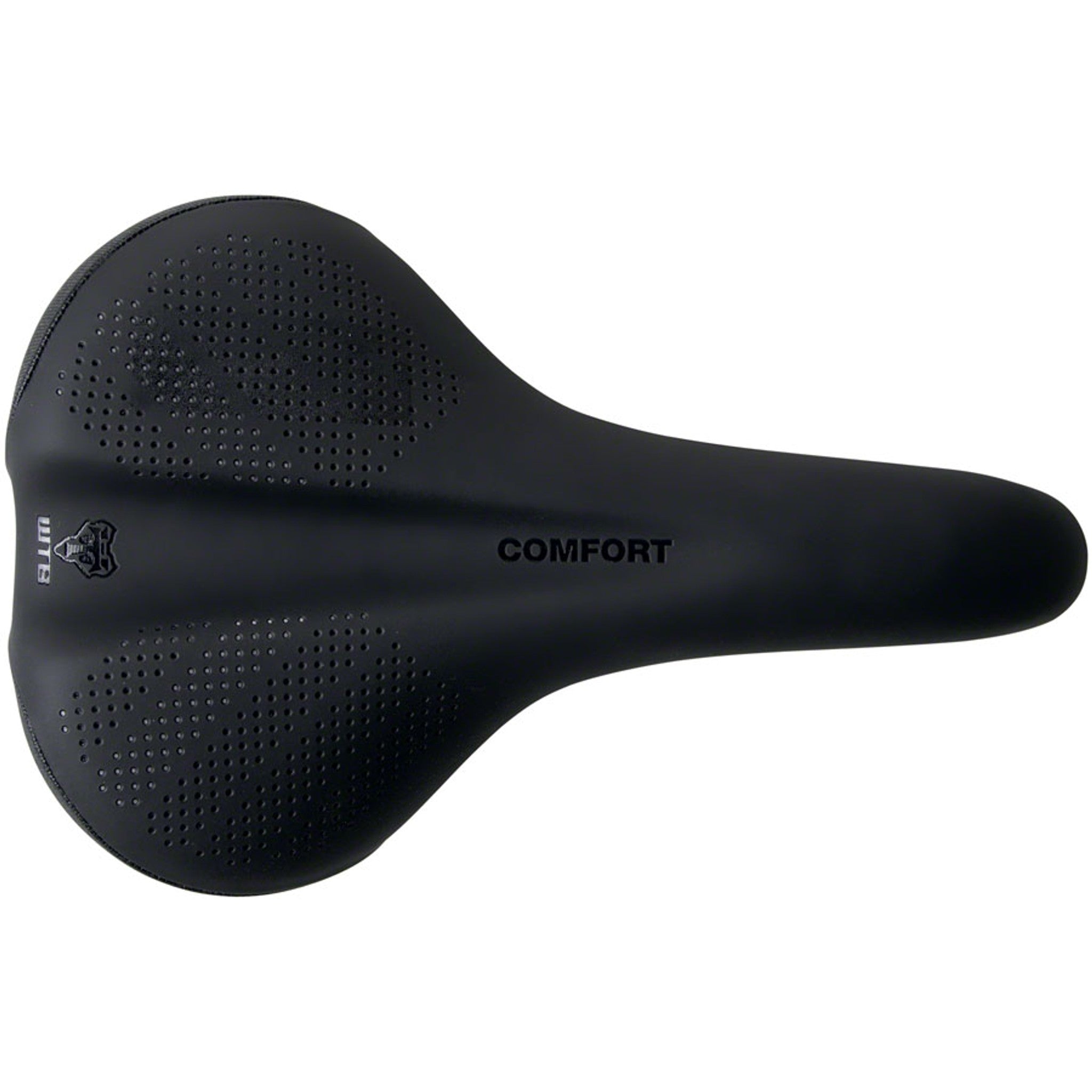Comfort Saddle - Steel, Black, Wide