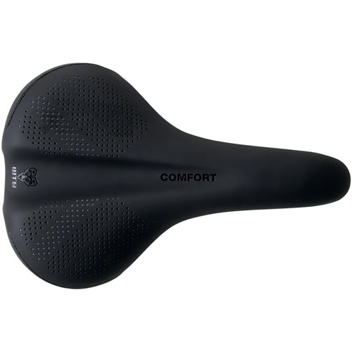 Comfort Saddle - Steel, Black, Wide