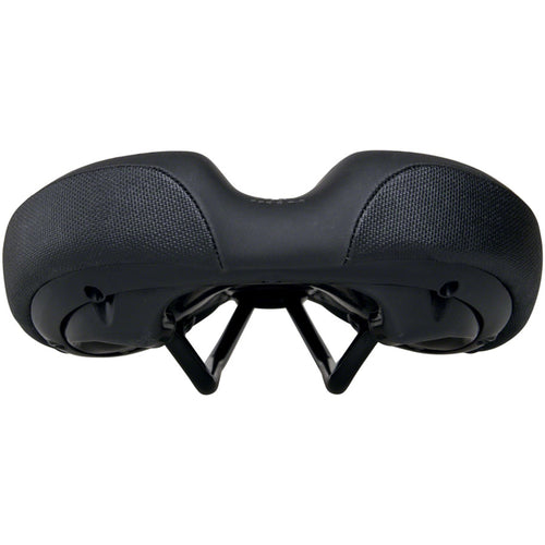Comfort Saddle - Steel, Black, Wide