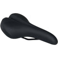 Comfort Saddle - Steel, Black, Wide
