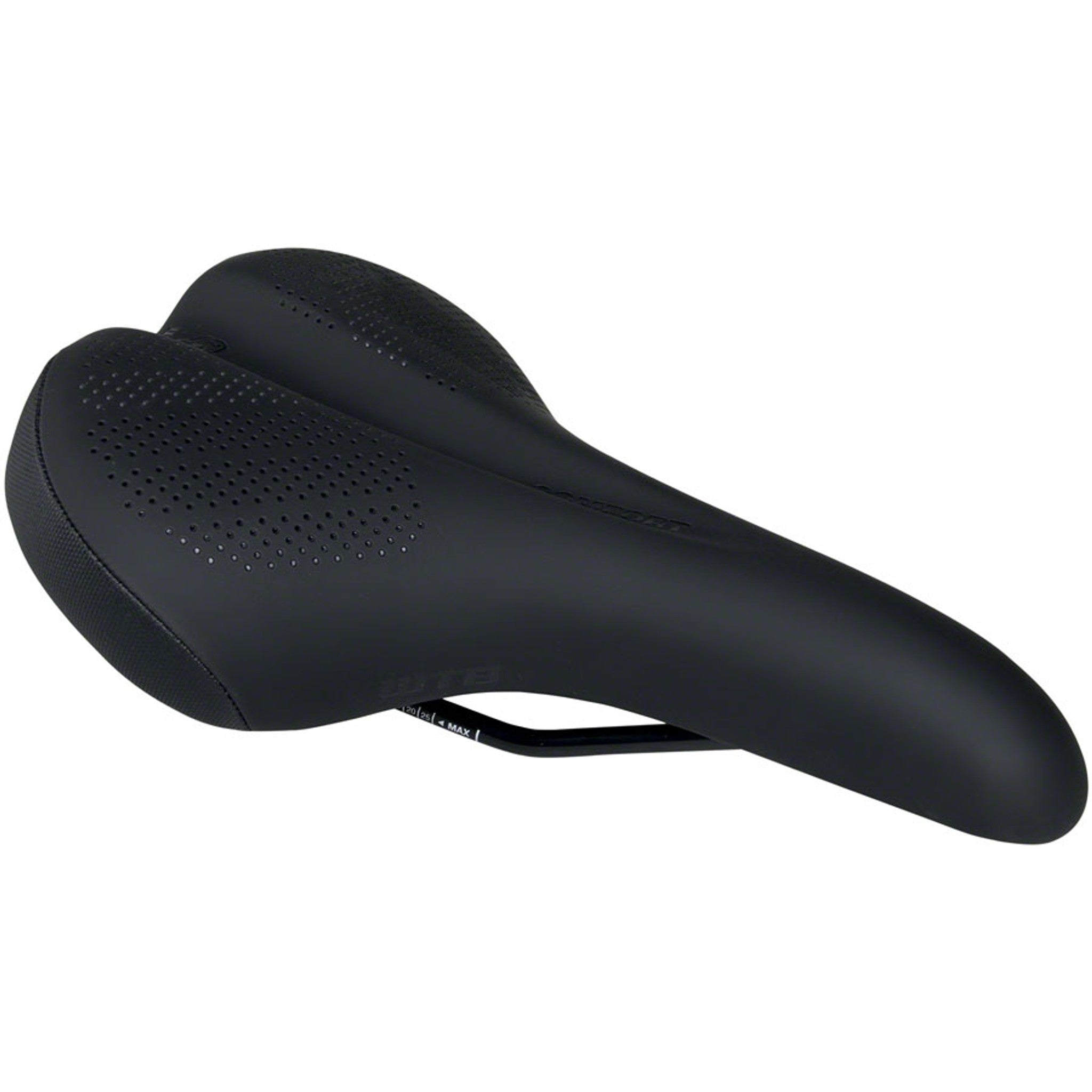 Comfort Saddle - Steel, Black, Wide