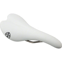 All-City Gonzo Saddle - CrN/Ti Alloy, White