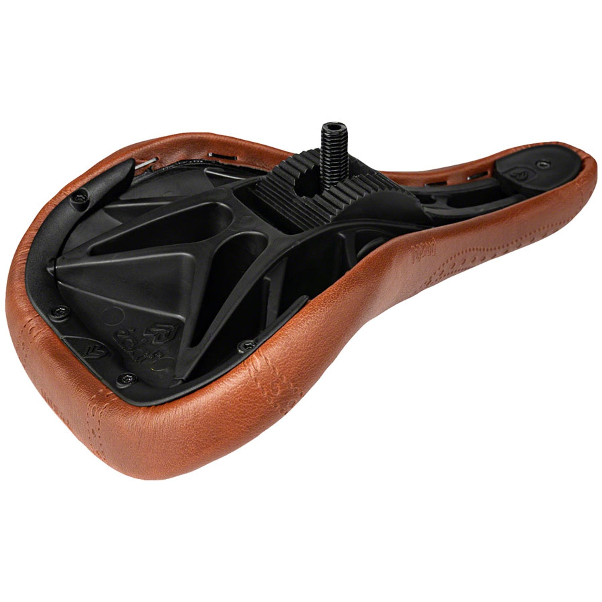 Exile Pivotal BMX Seat - Tyson Brown Leather, Slim
