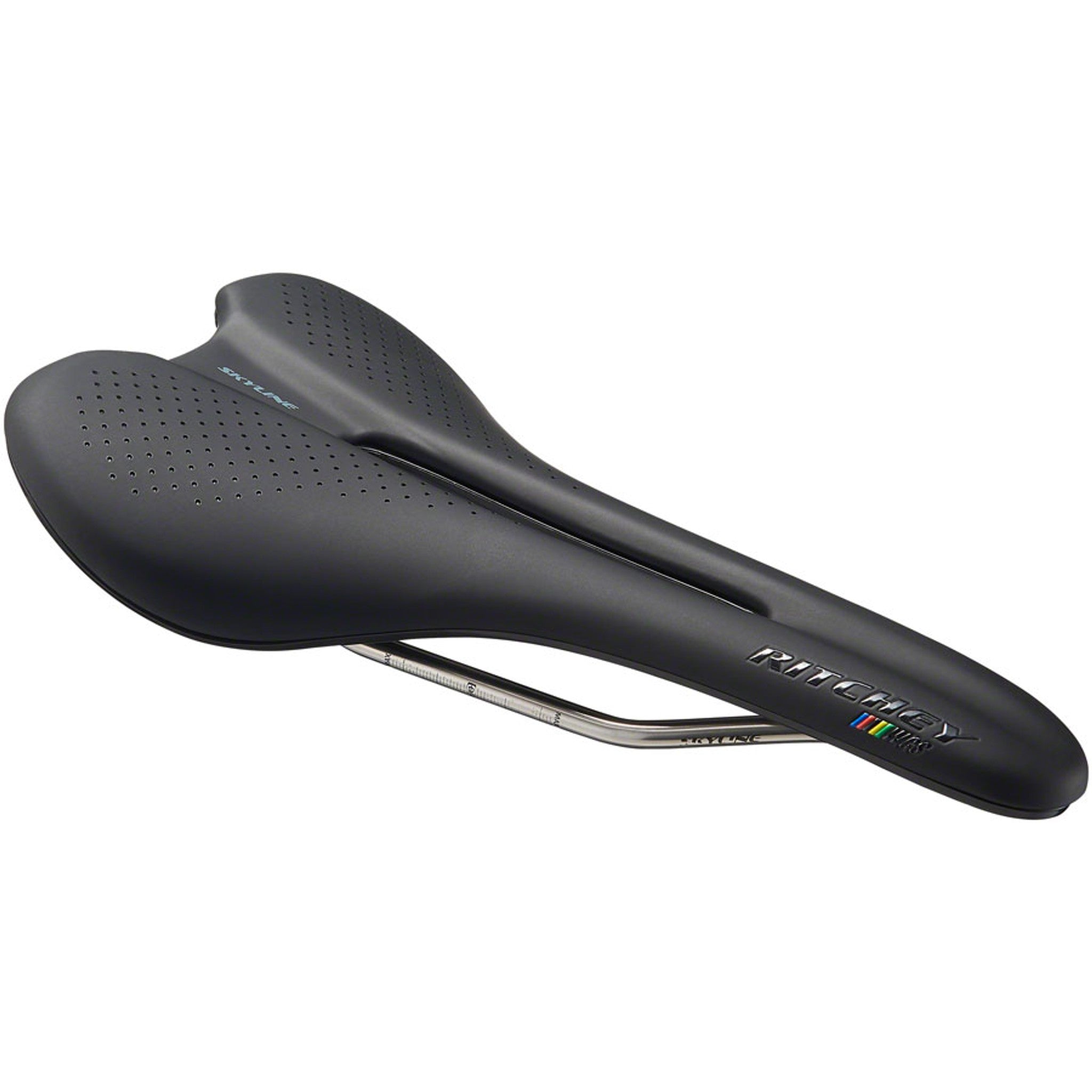 WCS Skyline Saddle - Stainless Steel, Black