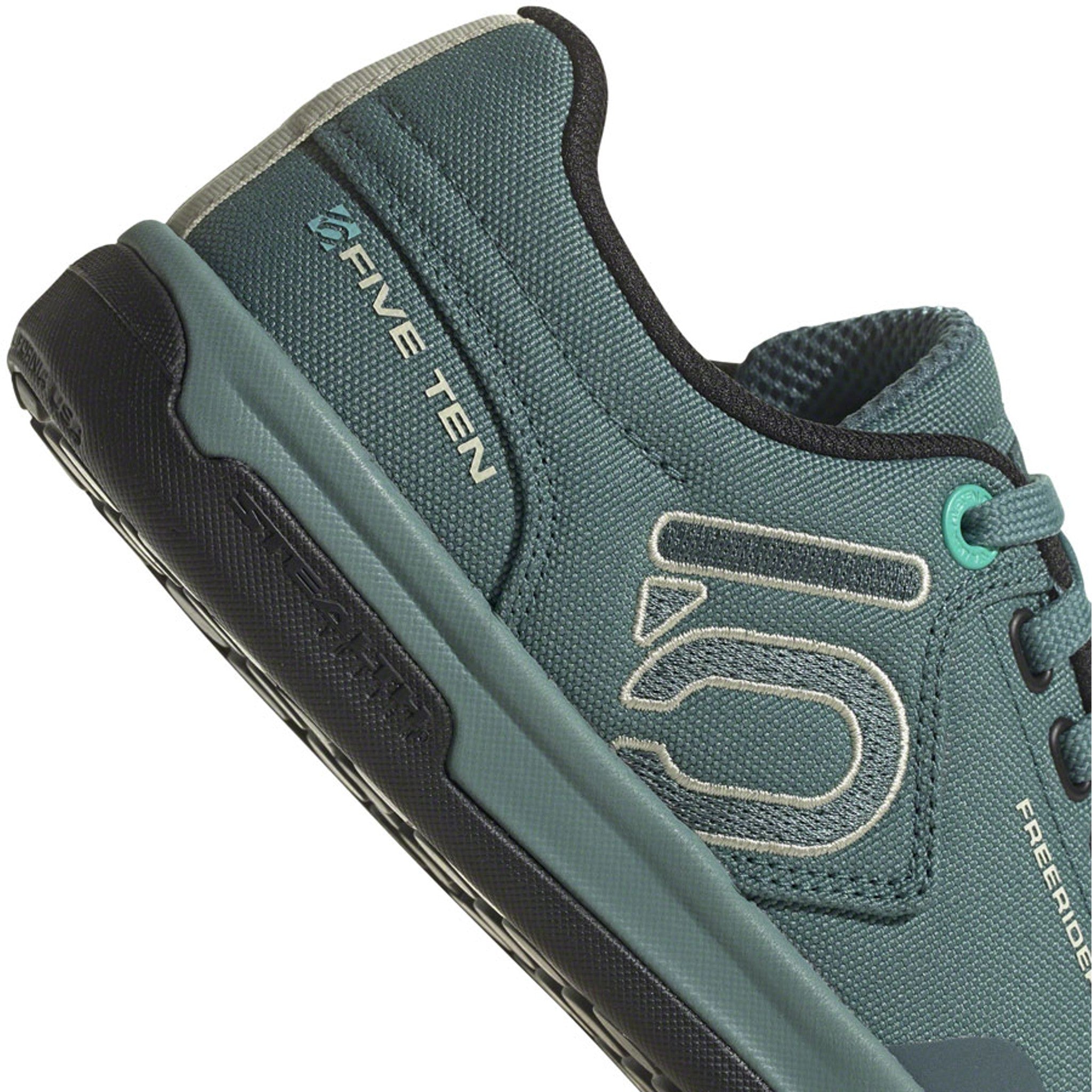 Freerider Pro Canvas Flat Shoes - Women's, Hazy Emerald/Acid Mint/Core Black