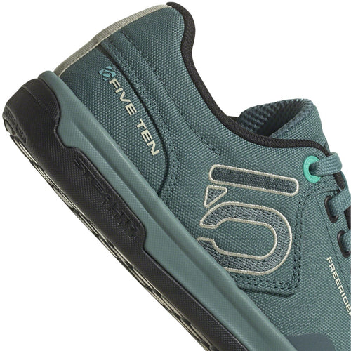 Freerider Pro Canvas Flat Shoes - Women's, Hazy Emerald/Acid Mint/Core Black