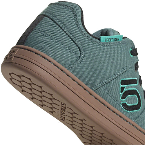 Freerider Canvas Flat Shoes - Women's, Hazy Emerald/Core Black/Acid Mint