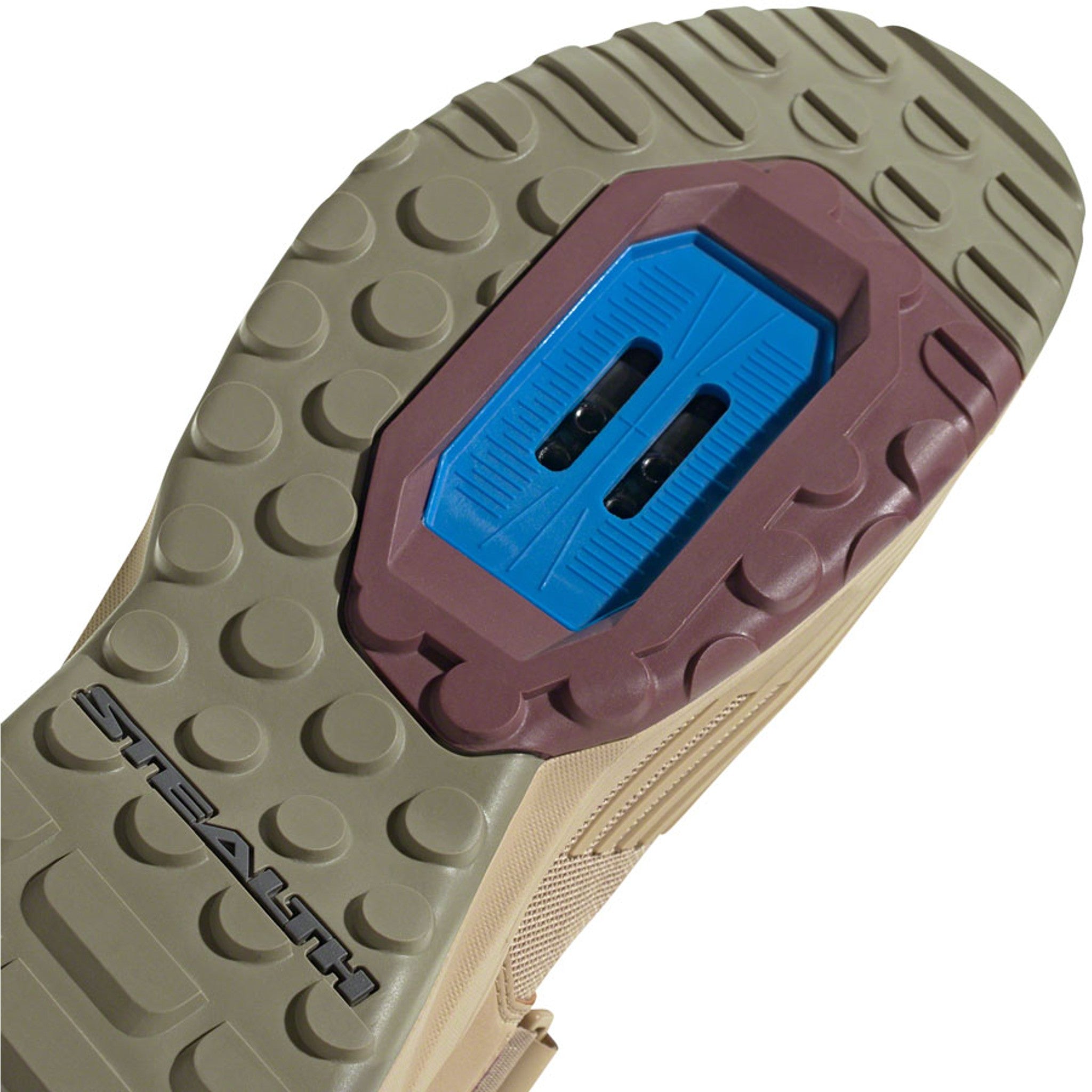 Trailcross Mountain Clipless Shoes - Men's, Beige Tone/Blue Rush/Orbit Green
