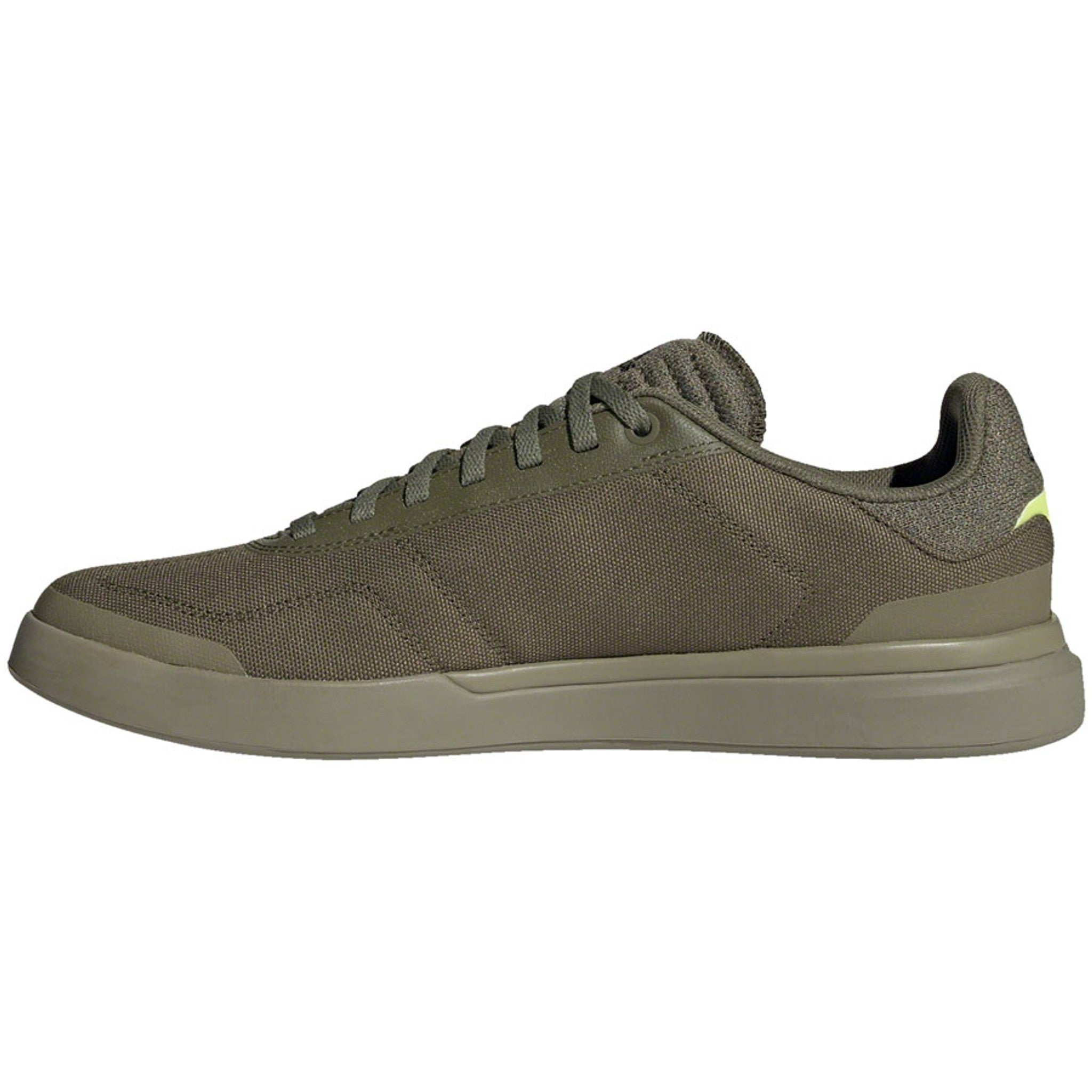 Sleuth DLX Canvas Flat Shoes - Men's, Focus Olive/Core Black/Pulse Lime