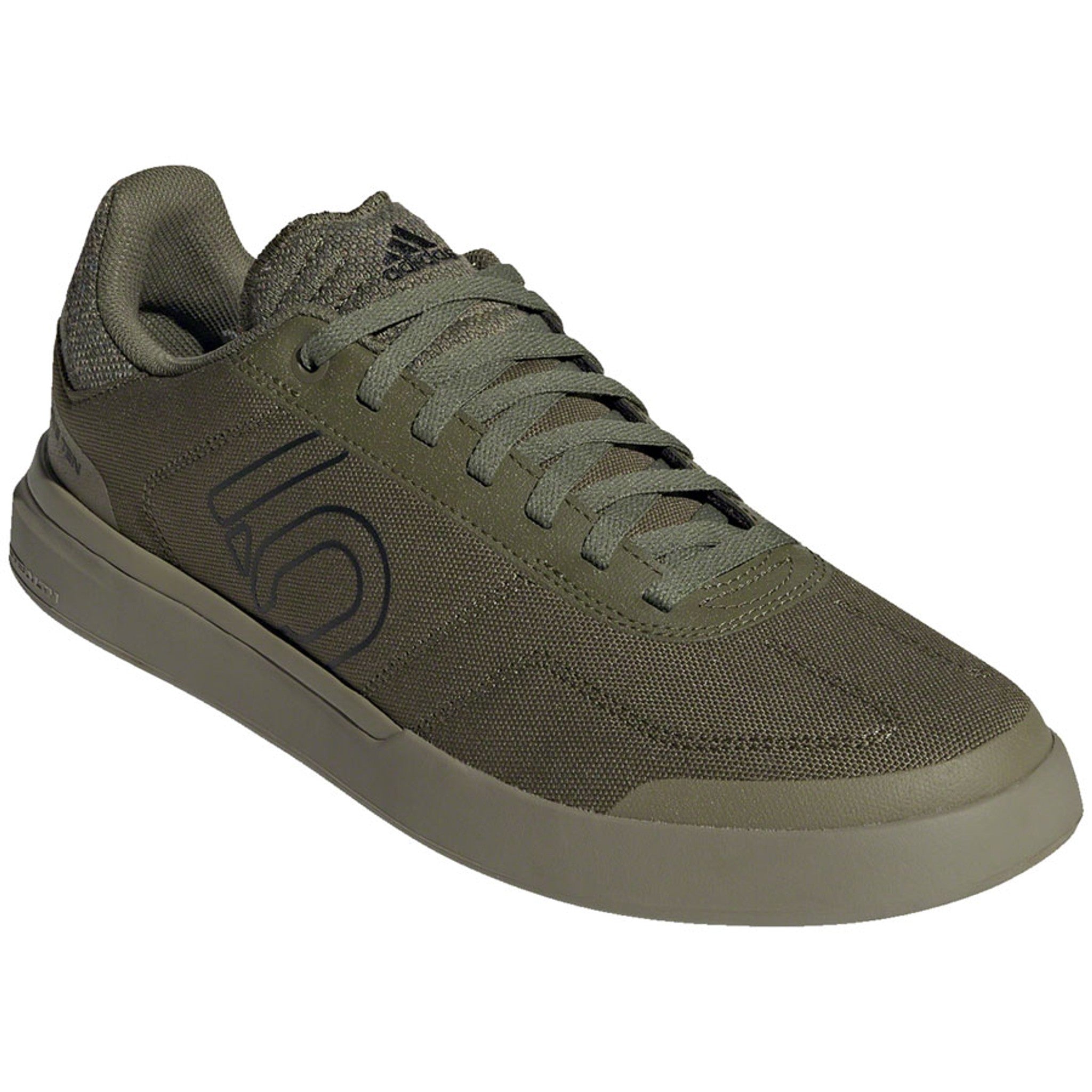 Sleuth DLX Canvas Flat Shoes - Men's, Focus Olive/Core Black/Pulse Lime
