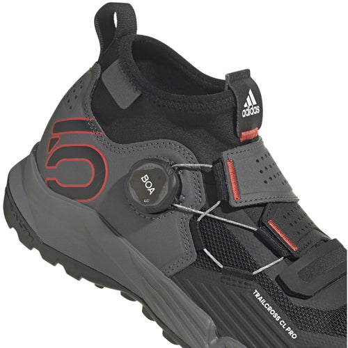 Trailcross Pro Mountain Clipless Shoes - Women's, Gray Five/Core Black/Red