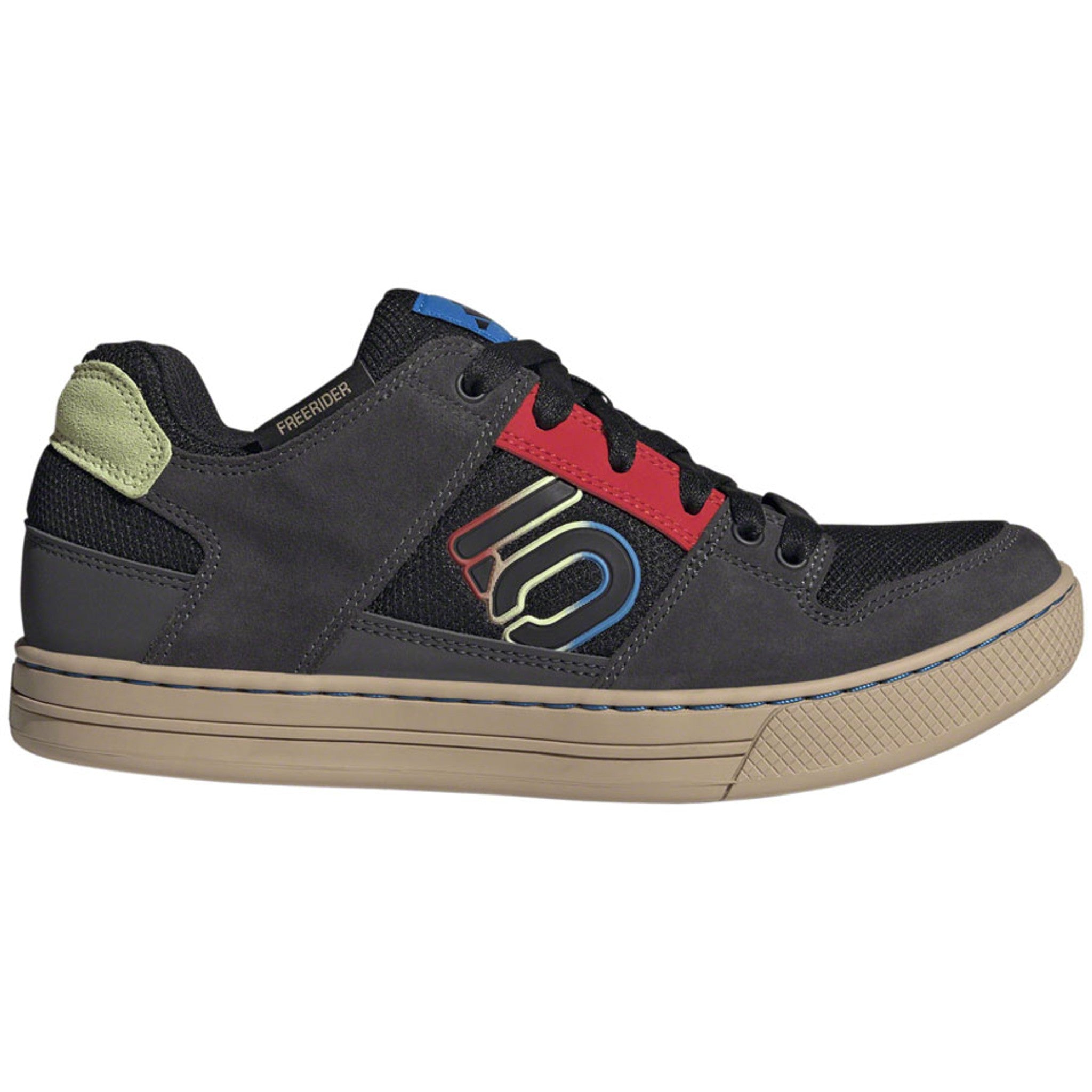 Freerider Flat Shoes - Men's, Core Black/Carbon/Red