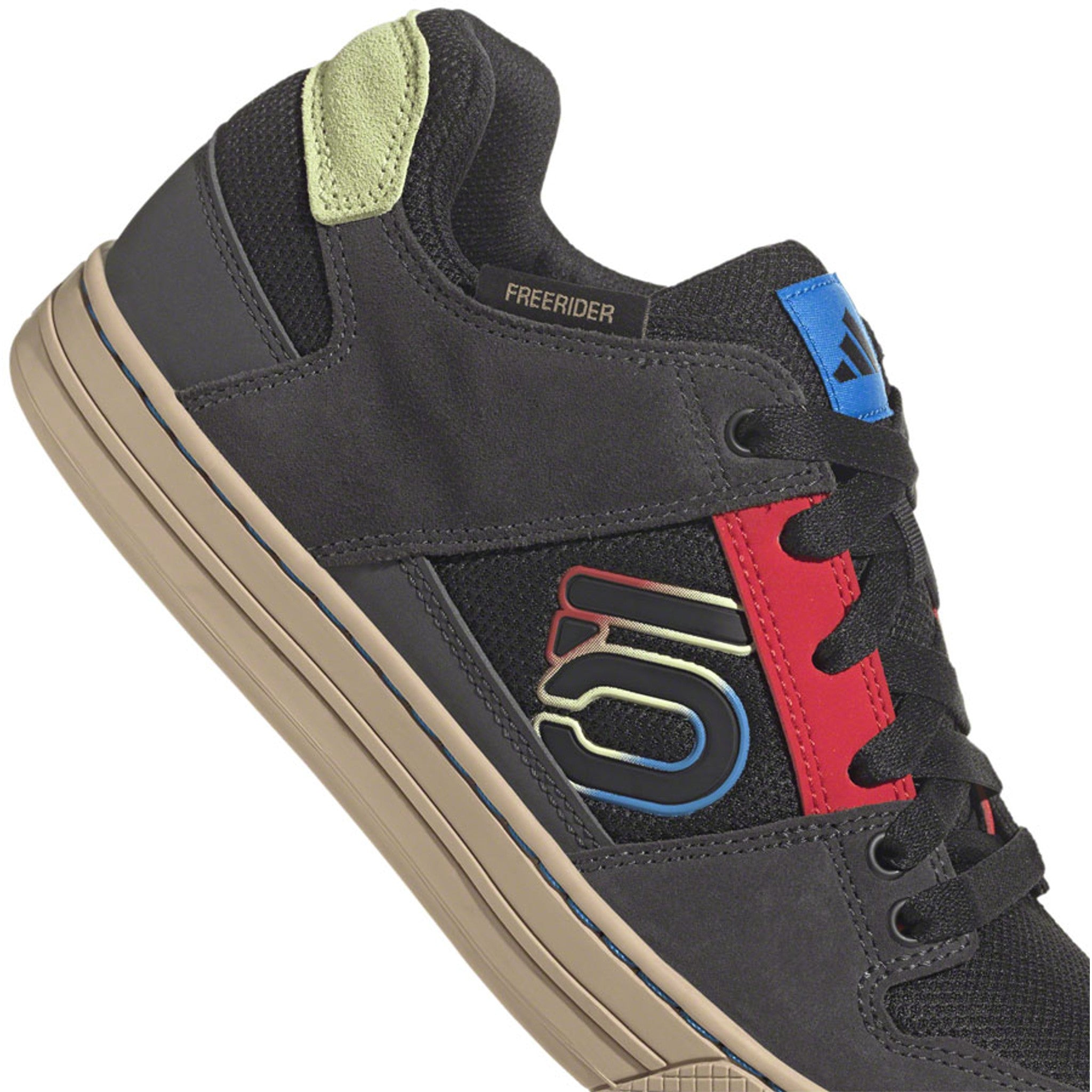 Freerider Flat Shoes - Men's, Core Black/Carbon/Red
