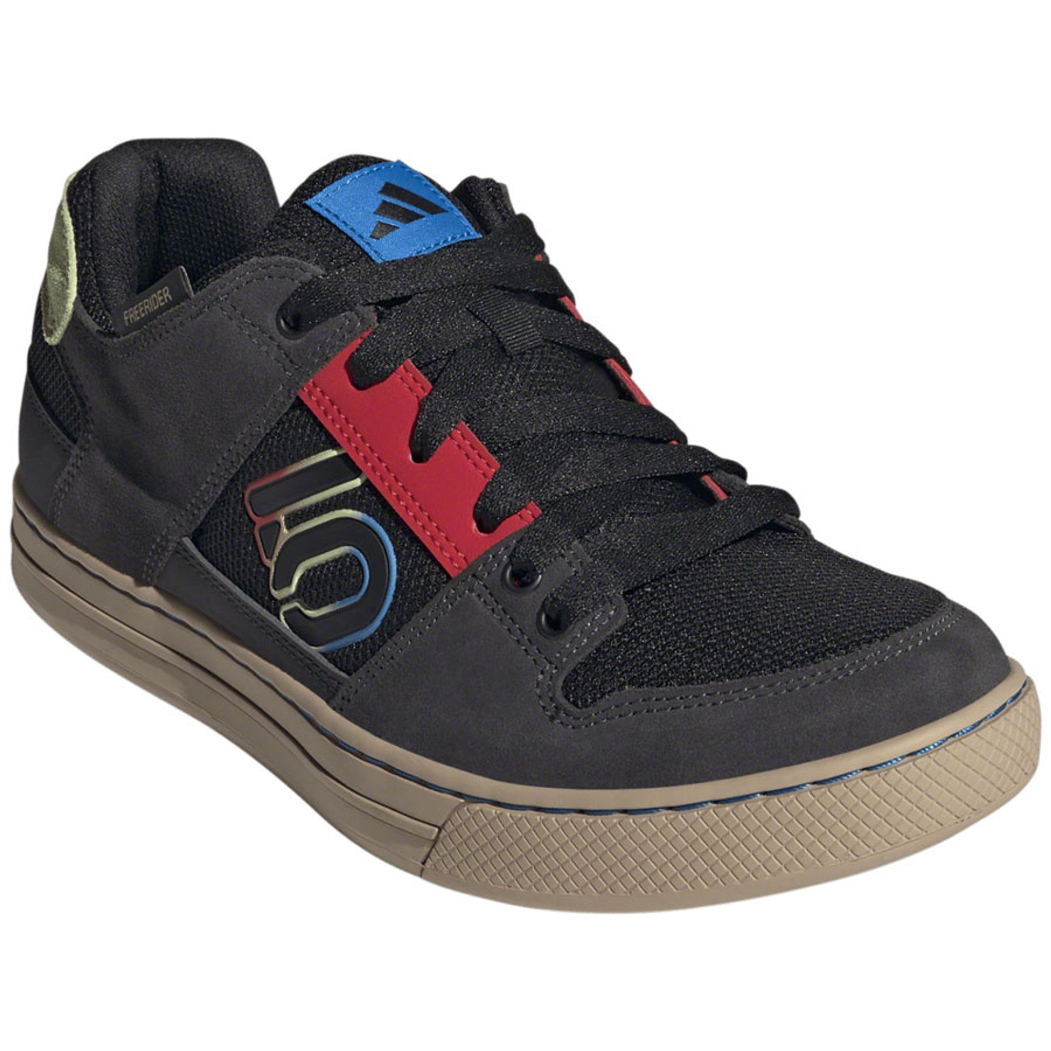 Freerider Flat Shoes - Men's, Core Black/Carbon/Red