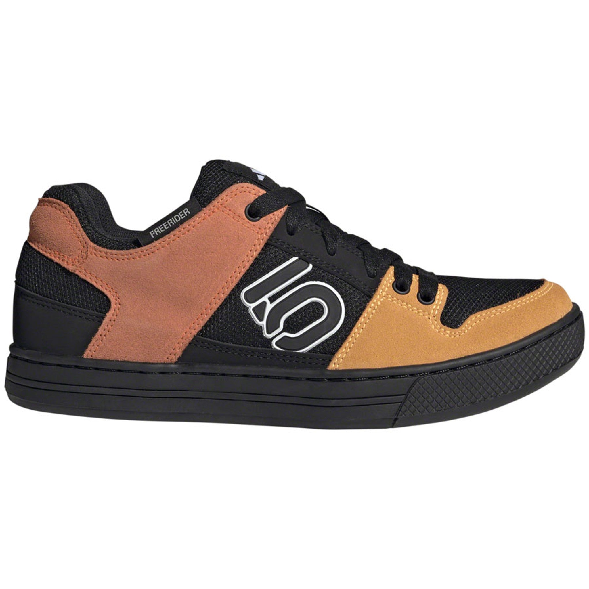 Freerider Flat Shoes - Men's, Core Black/Ftwr White/Impact Orange