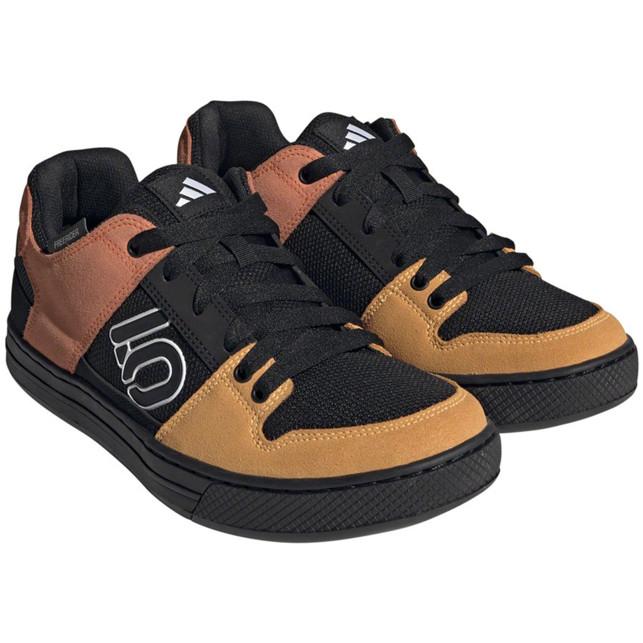 Freerider Flat Shoes - Men's, Core Black/Ftwr White/Impact Orange