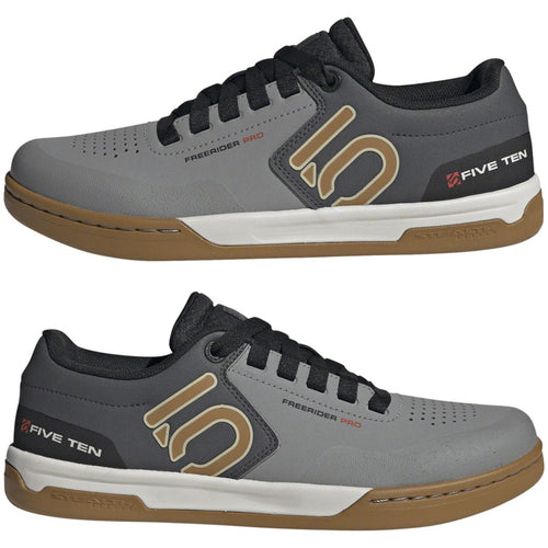Freerider Pro Flat Shoes - Men's, Gray Three/Bronze Strata/Core Black