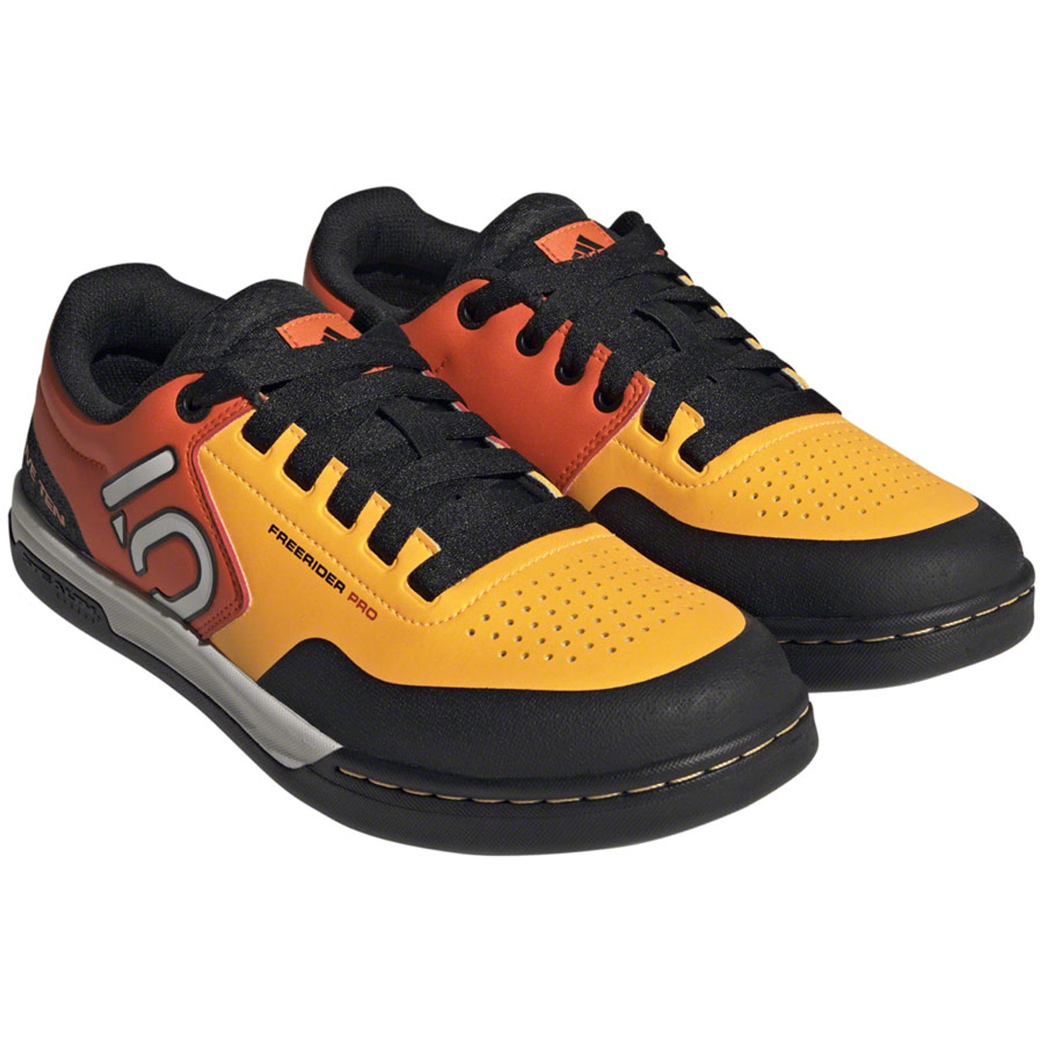 Freerider Pro Flat Shoes - Men's, Solar Gold/Ftwr White/Impact Orange