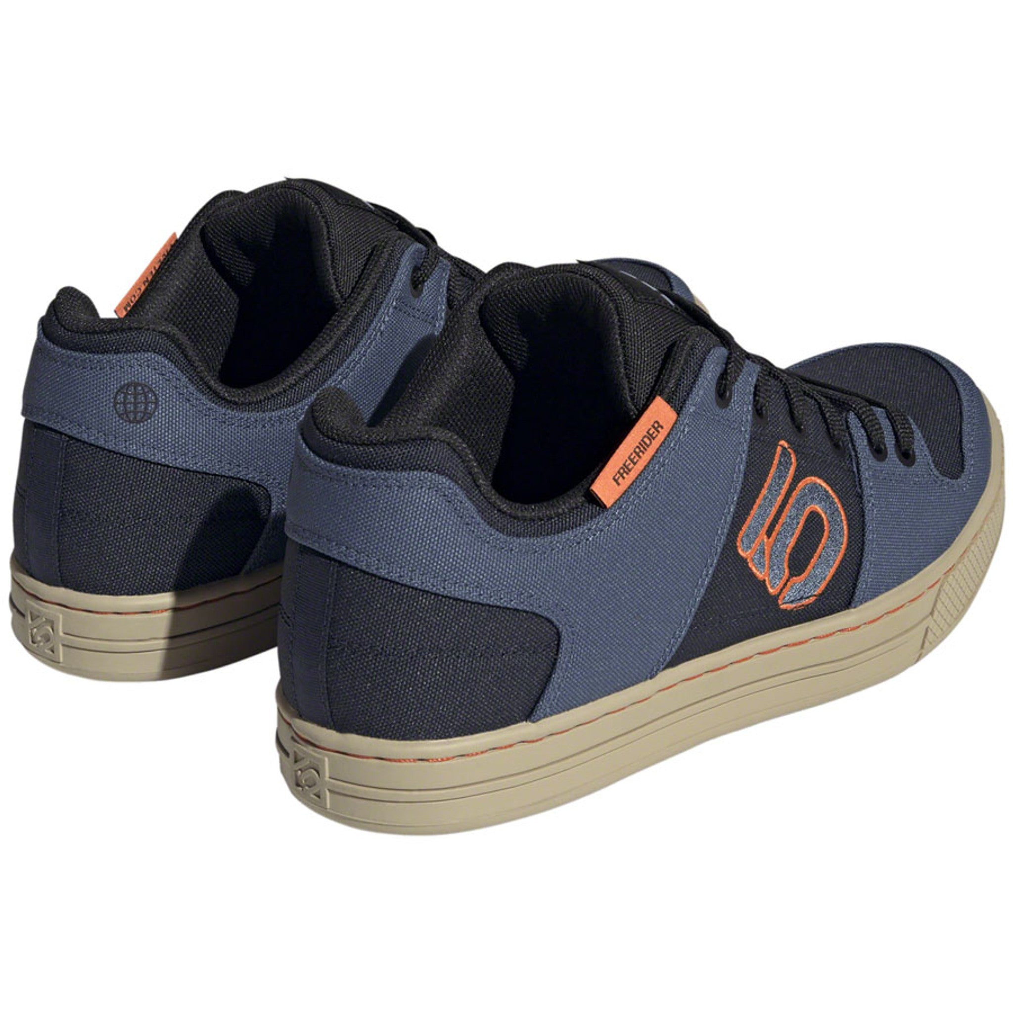 Freerider Canvas Shoes - Men's, Core Legend Ink/Wonder Steel/Impact Orange