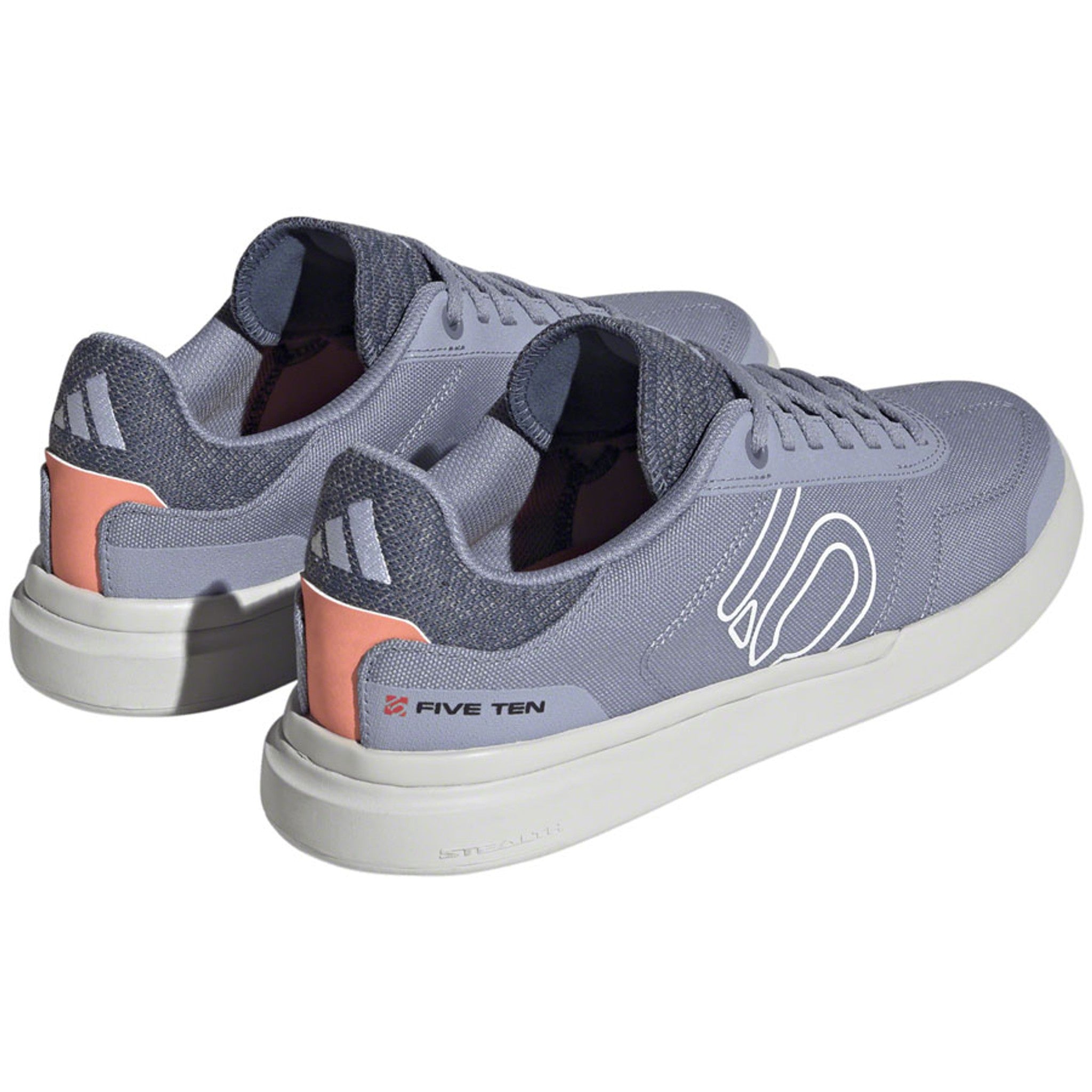 Sleuth DLX Canvas Flat Shoes - Women's, Silver Violet/Ftwr White/Coral Fusion