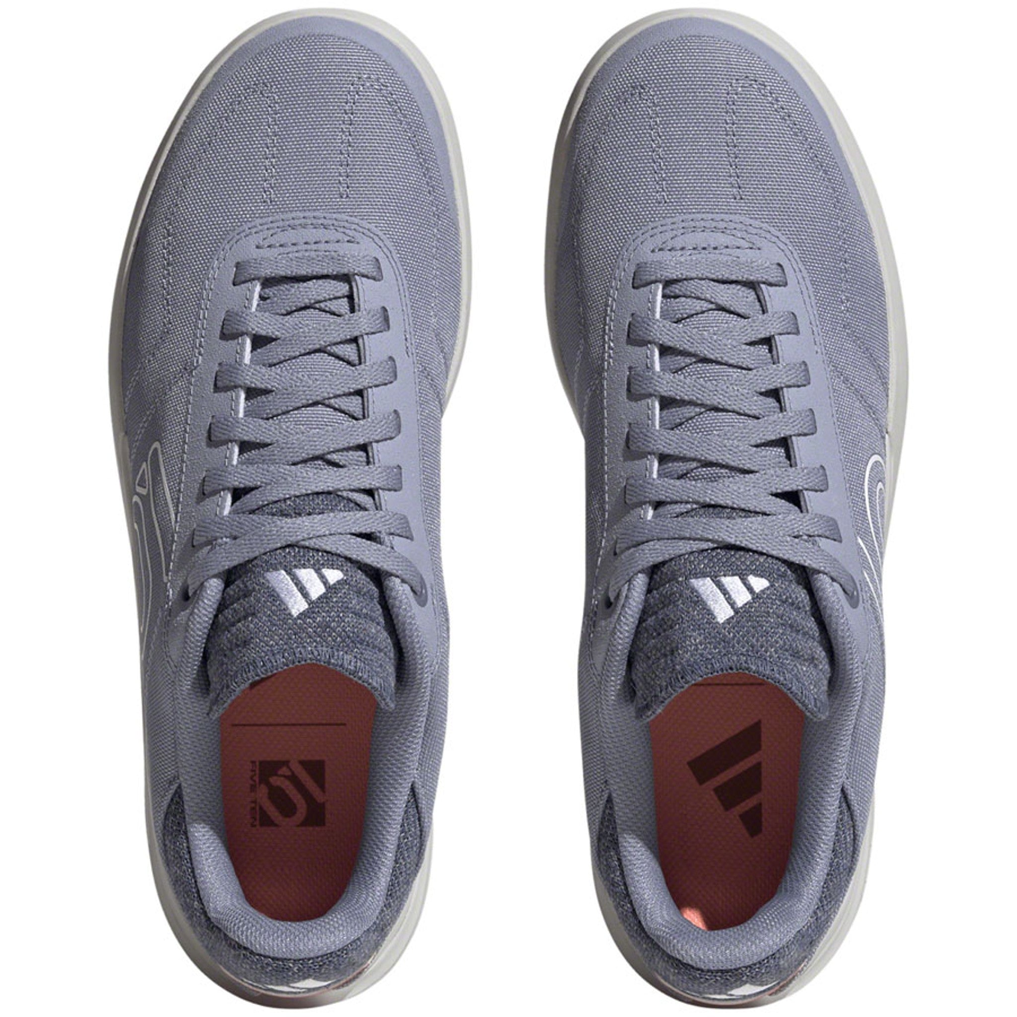 Sleuth DLX Canvas Flat Shoes - Women's, Silver Violet/Ftwr White/Coral Fusion