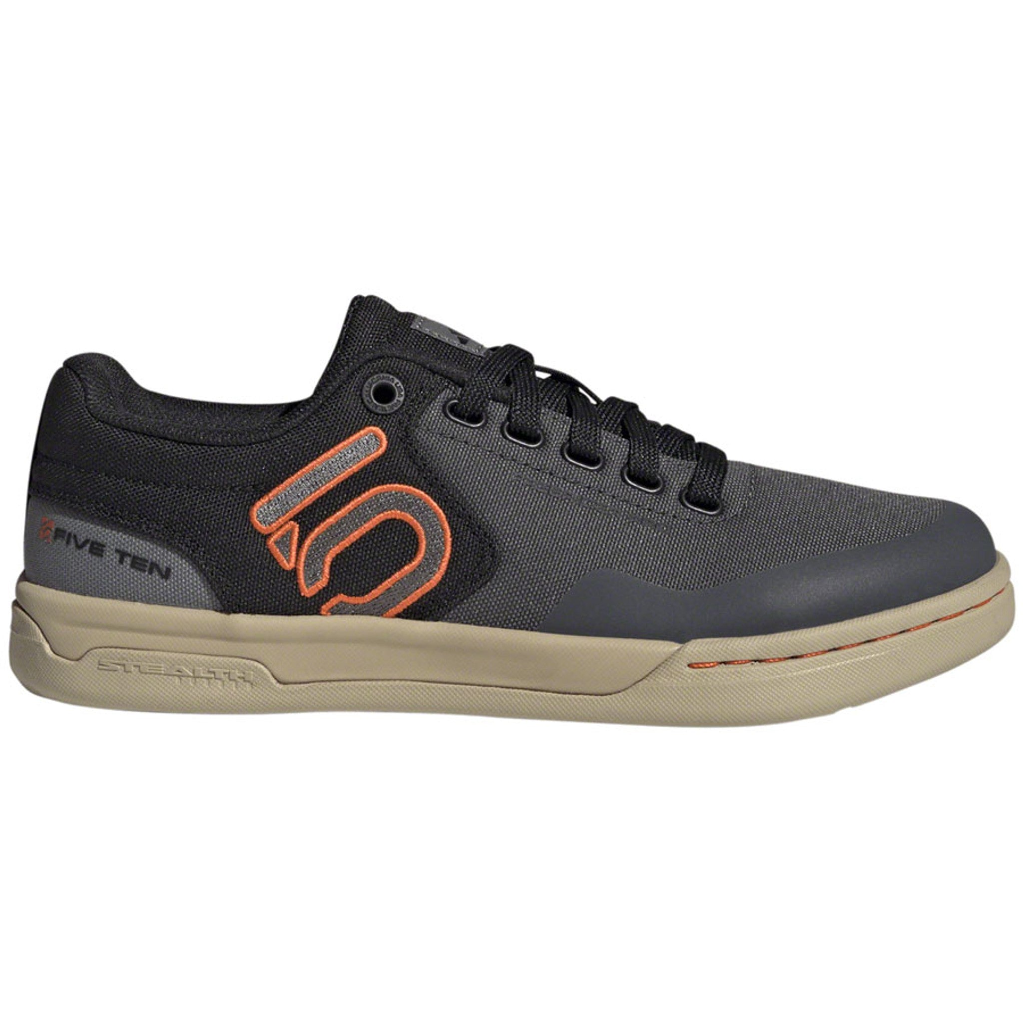 Freerider Pro Canvas Flat Shoes - Women's, Gray Six/Gray Four/Impact Orange