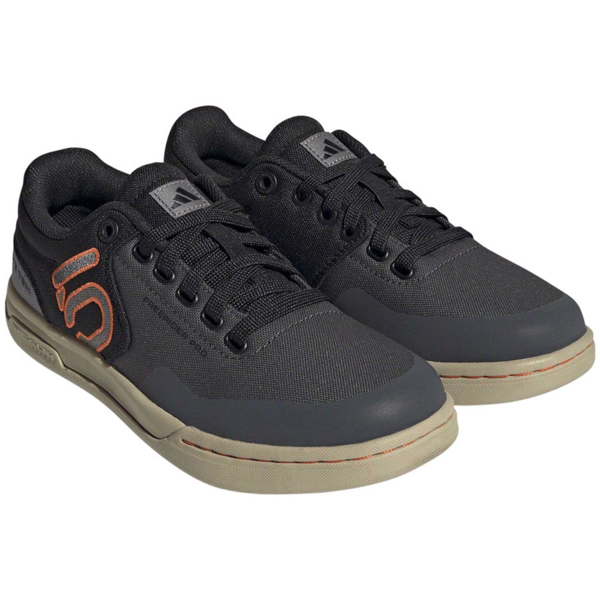 Freerider Pro Canvas Flat Shoes - Women's, Gray Six/Gray Four/Impact Orange