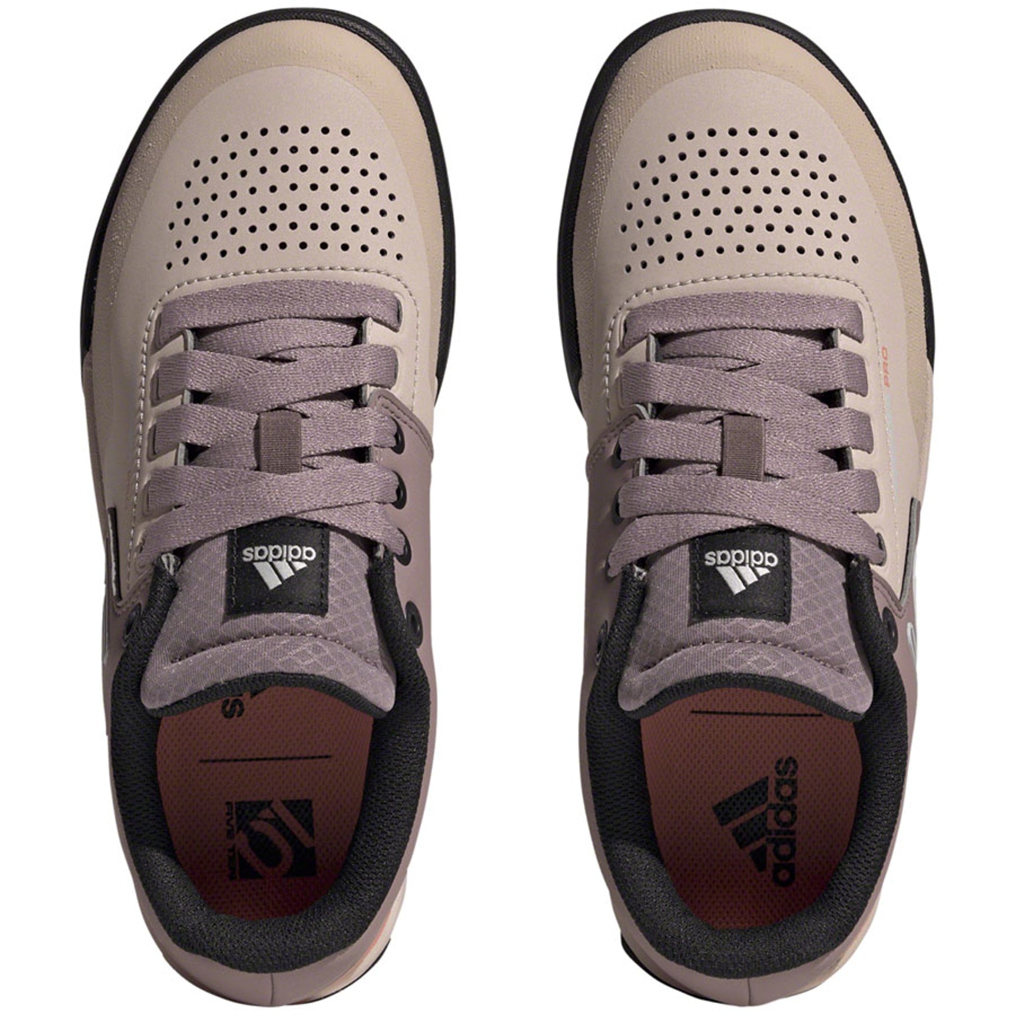 Freerider Pro Flat Shoes - Women's, Wonder Taupe/Gray One/Acid Orange