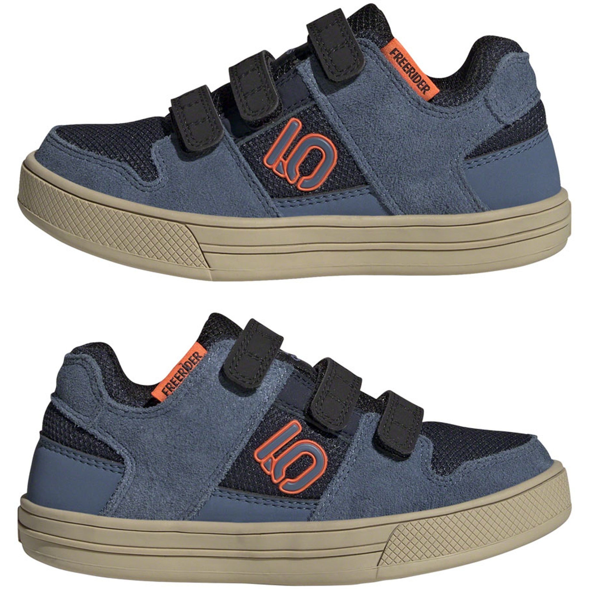 Freerider Kids VCS Flat Shoes - Legend Ink/Wonder Steel/Impact Orange