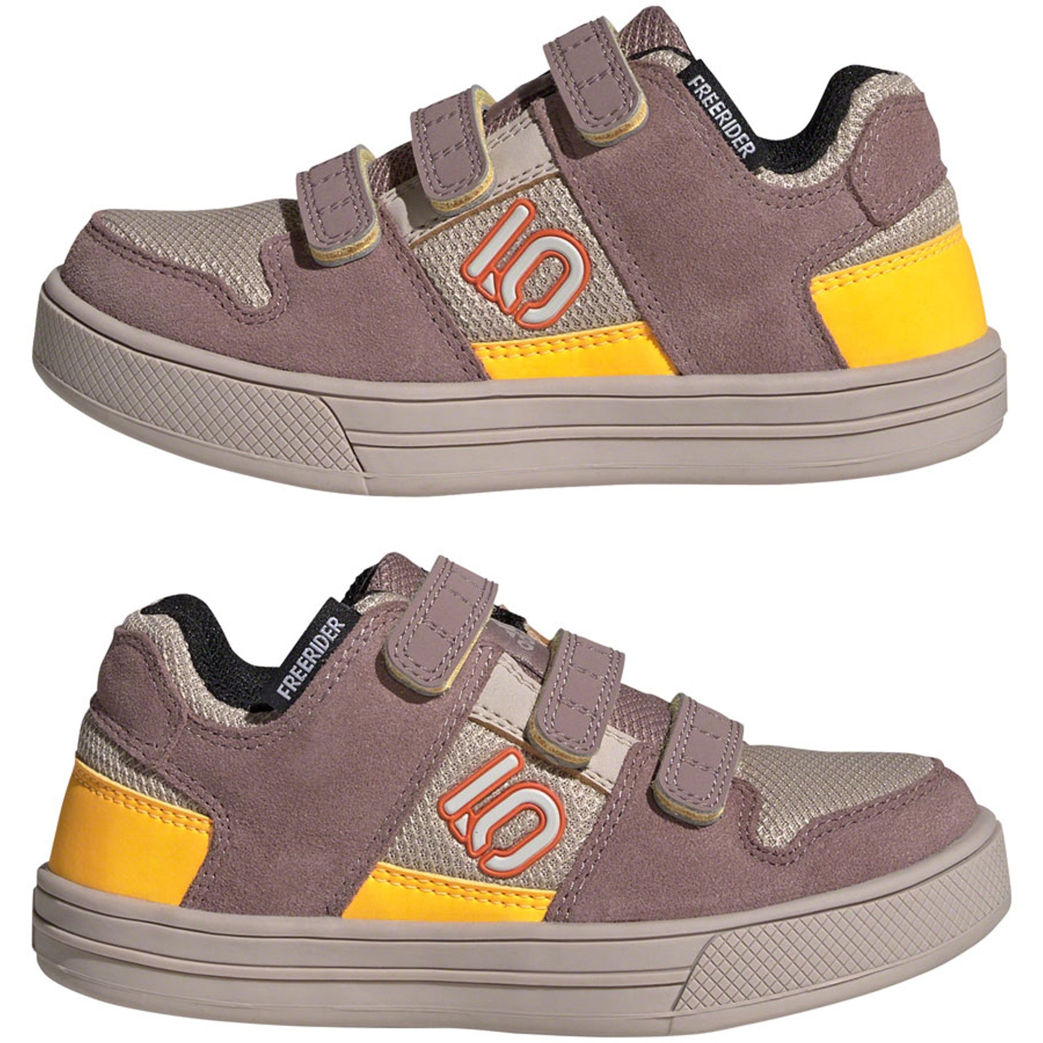 Freerider Kids VCS Flat Shoes - Wonder Taupe/Gray One/Solar Gold