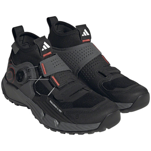 Trailcross Pro Mountain Clipless Shoes - Women's, Gray Five/Core Black/Red