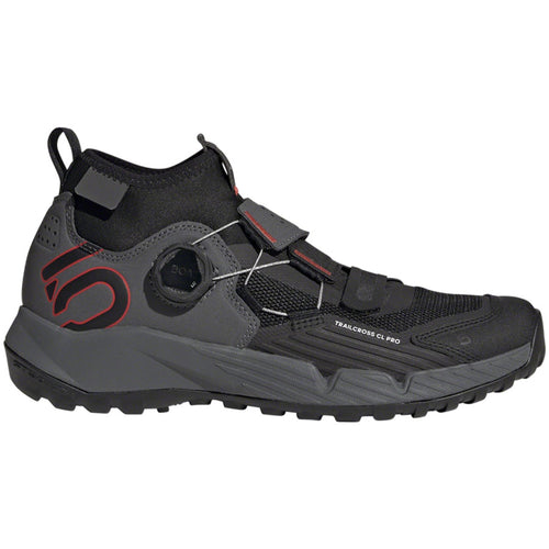 Trailcross Pro Mountain Clipless Shoes - Women's, Gray Five/Core Black/Red