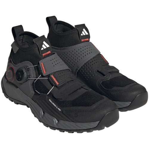 Trailcross Pro Mountain Clipless Shoes - Women's, Gray Five/Core Black/Red