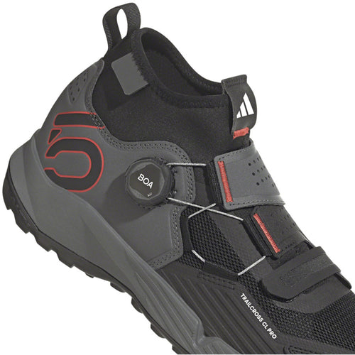 Trailcross Pro Mountain Clipless Shoes - Men's, Gray Five/Core Black/Red