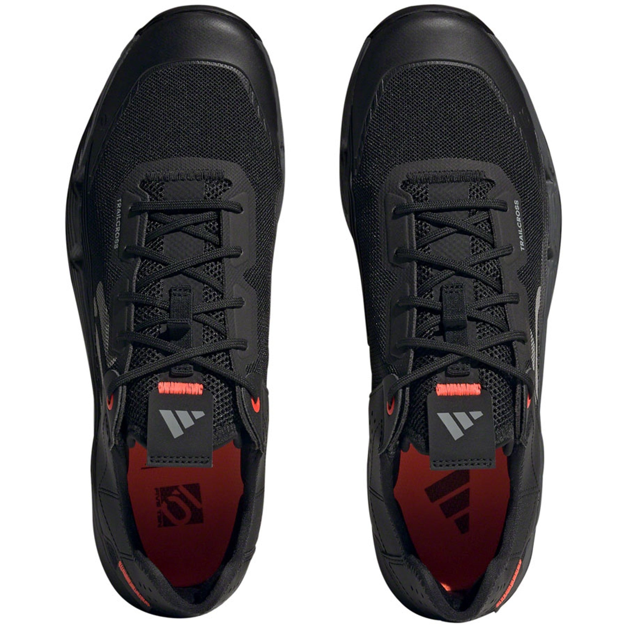 Trailcross LT Flat Shoes - Men's, Black/Gray Two/Solar Red