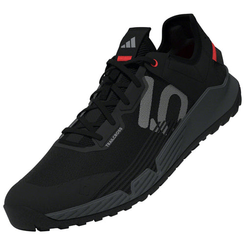 Trailcross LT Flat Shoes - Men's, Black/Gray Two/Solar Red