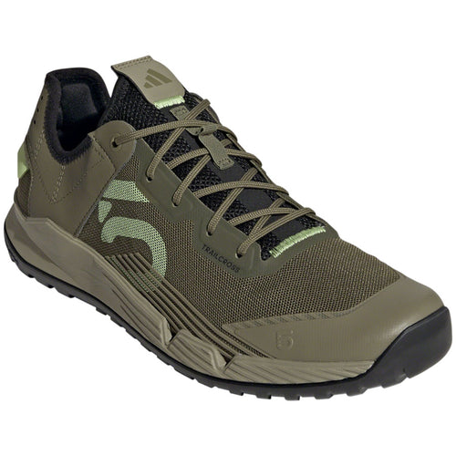 Trailcross LT Flat Shoes - Men's, Focus Olive/Pulse Lime/Orbit Green