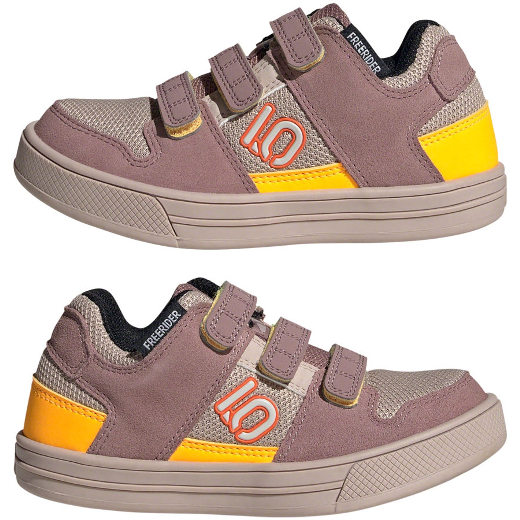 Freerider Kid's VCS Flat Shoes - Wonder Taupe/Gray One/Solar Gold