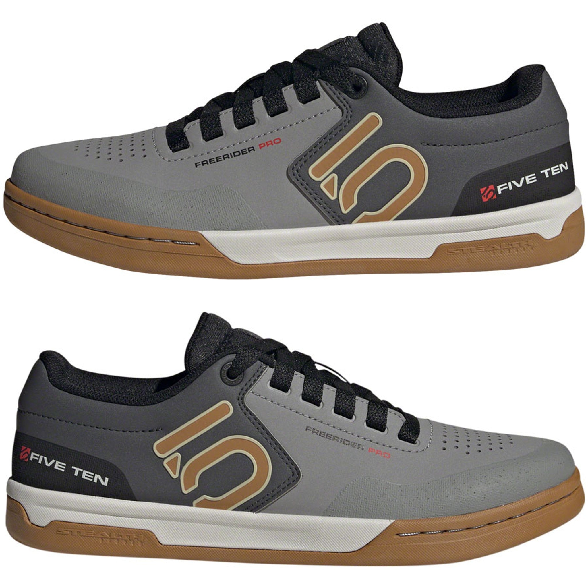 Freerider Pro Flat Shoes - Men's, Gray Three/Bronze Strata/Core Black