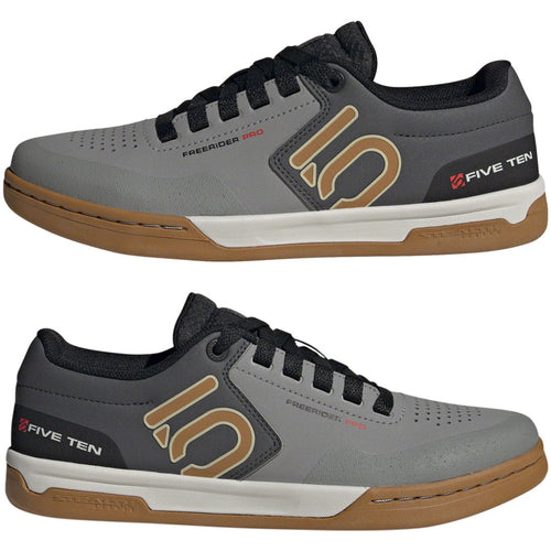 Freerider Pro Flat Shoes - Men's, Gray Three/Bronze Strata/Core Black