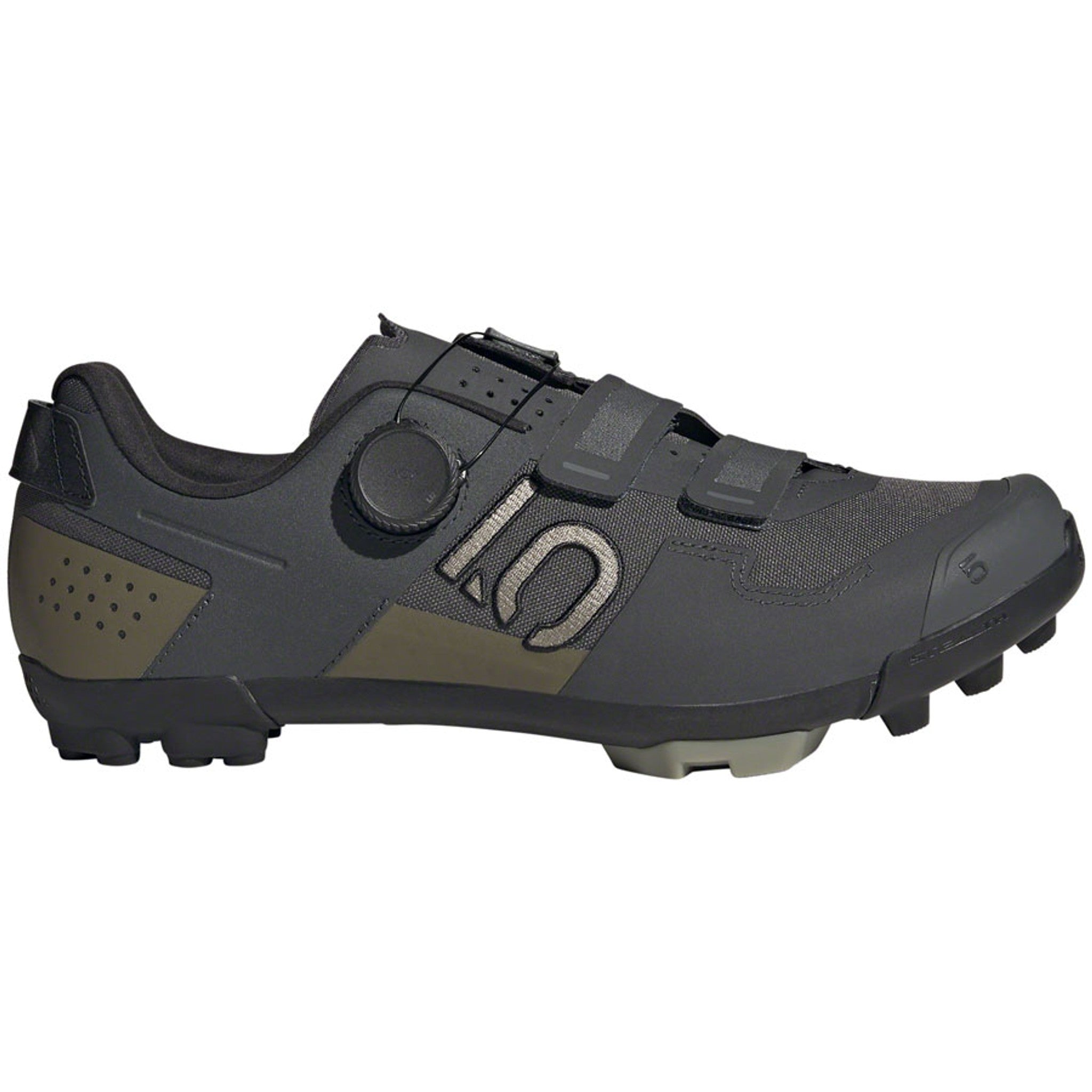 Kestrel BOA Mountain Clipless Shoes - Men's, Gray Six/Silver Pebble/Olive Strata