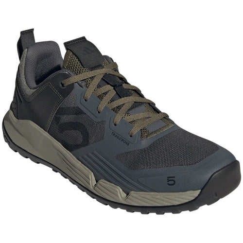 Trailcross XT Flat Shoes - Men's, Gray Six/Core Black/Olive Strata