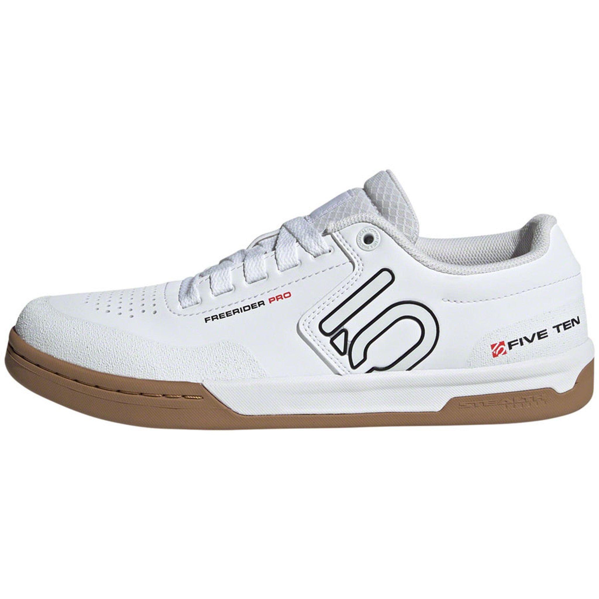 Freerider Pro Flat Shoes - Men's, FTWR White/Core Black/Red