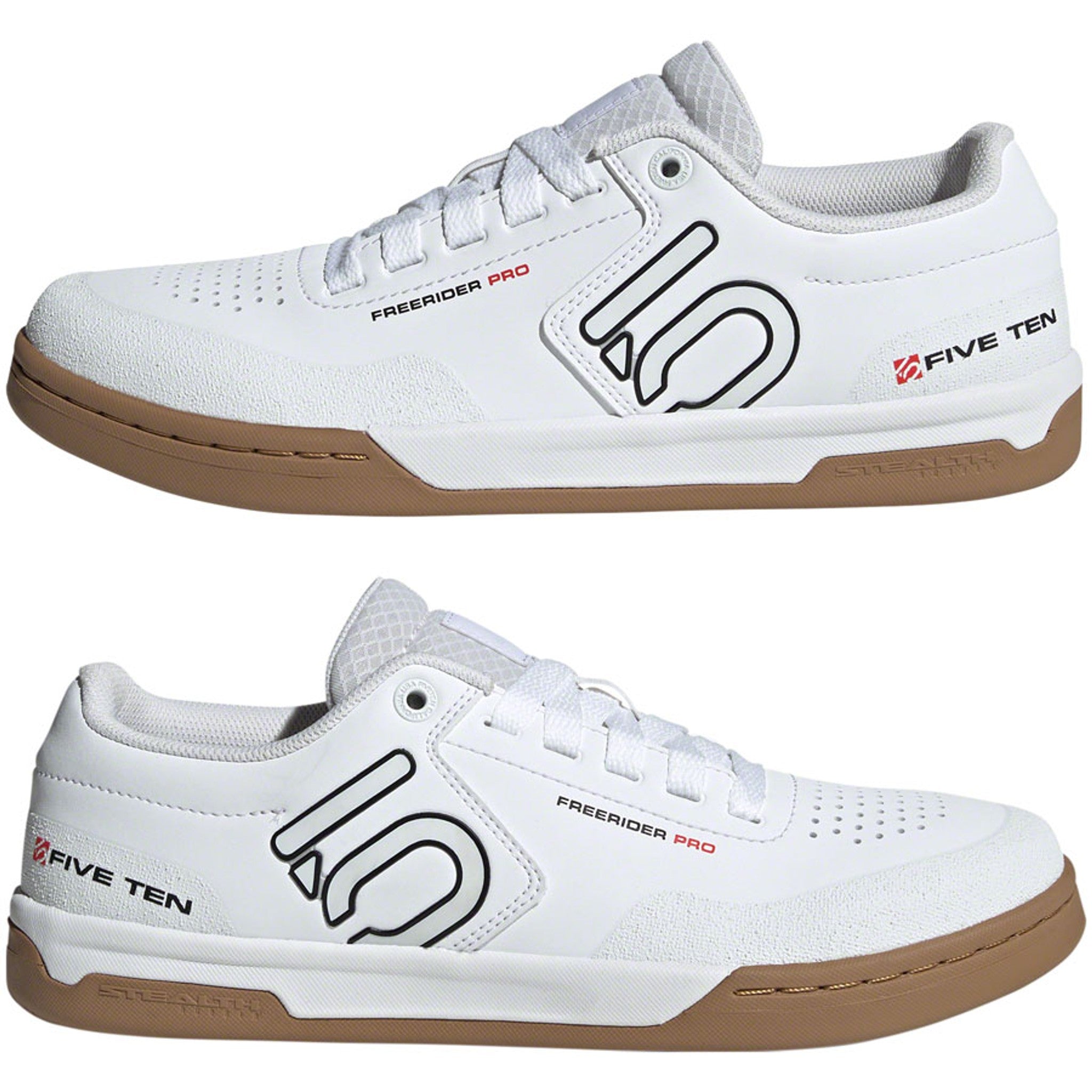 Freerider Pro Flat Shoes - Men's, FTWR White/Core Black/Red