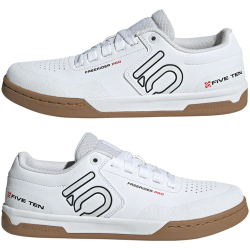 Freerider Pro Flat Shoes - Men's, FTWR White/Core Black/Red