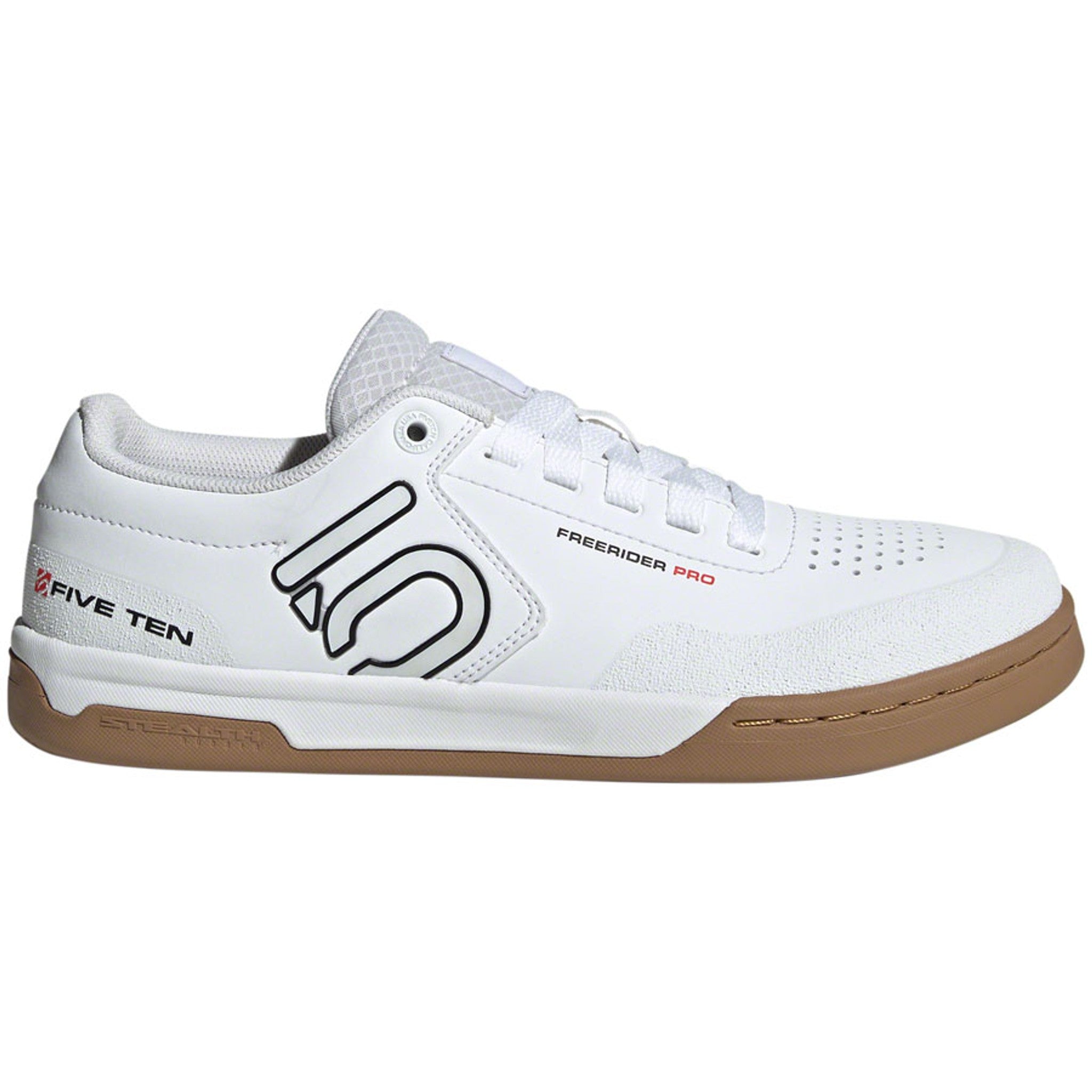 Freerider Pro Flat Shoes - Men's, FTWR White/Core Black/Red