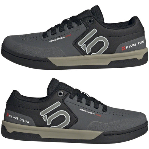 Freerider Pro Flat Shoes - Men's, Gray Six/Silver Pebble/Core Black